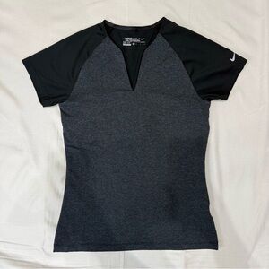 Nike Golf Dri-FIT Performance Top – Gray/Black – Size S